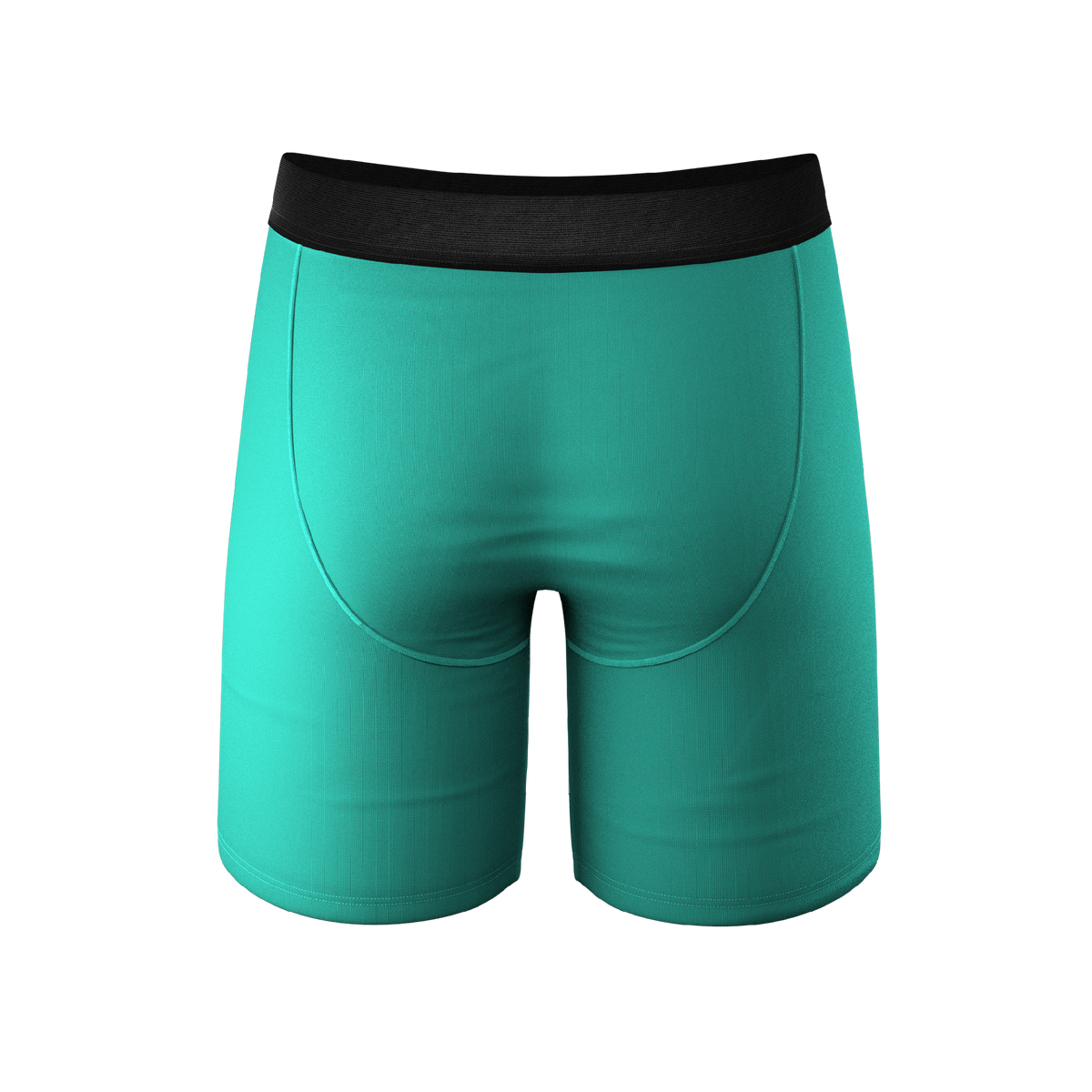 The Cyantific Theory | Turquoise Ball Hammock® Boxer - Long Leg - Shinesty