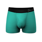 The Cyantific Theory | Turquoise Ball Hammock® Pouch Trunks Underwear - Shinesty