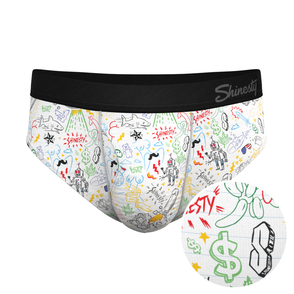 The Daily Detention | Doodle Ball Hammock® Pouch Underwear Briefs - Shinesty