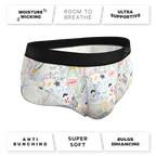 The Daily Detention | Doodle Ball Hammock® Pouch Underwear Briefs - Shinesty
