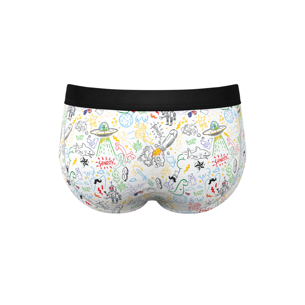 The Daily Detention | Doodle Ball Hammock® Pouch Underwear Briefs - Shinesty