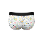 The Daily Detention | Doodle Ball Hammock® Pouch Underwear Briefs - Shinesty