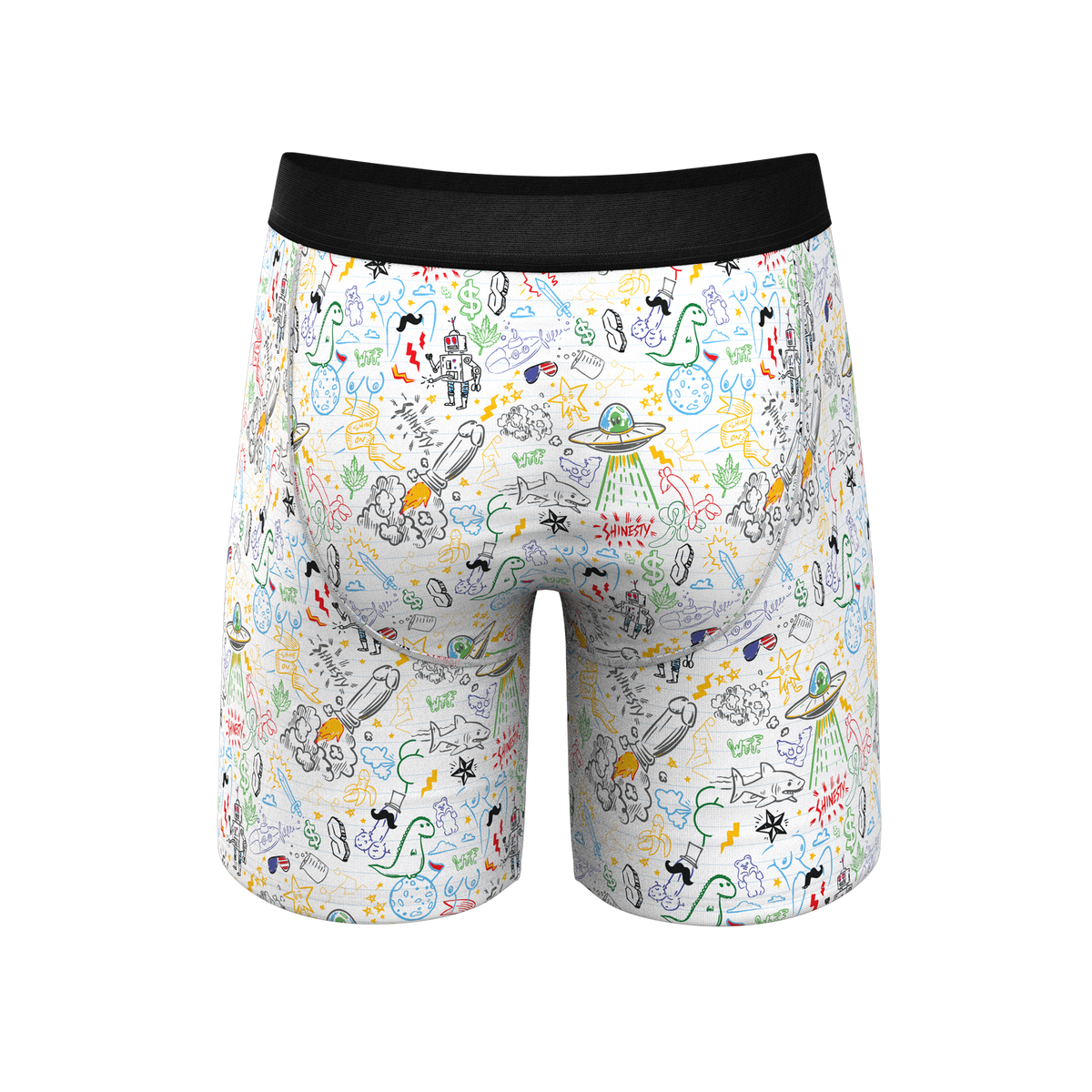 The Daily Detention | Doodle Ball Hammock® Boxer - Long Leg - Shinesty
