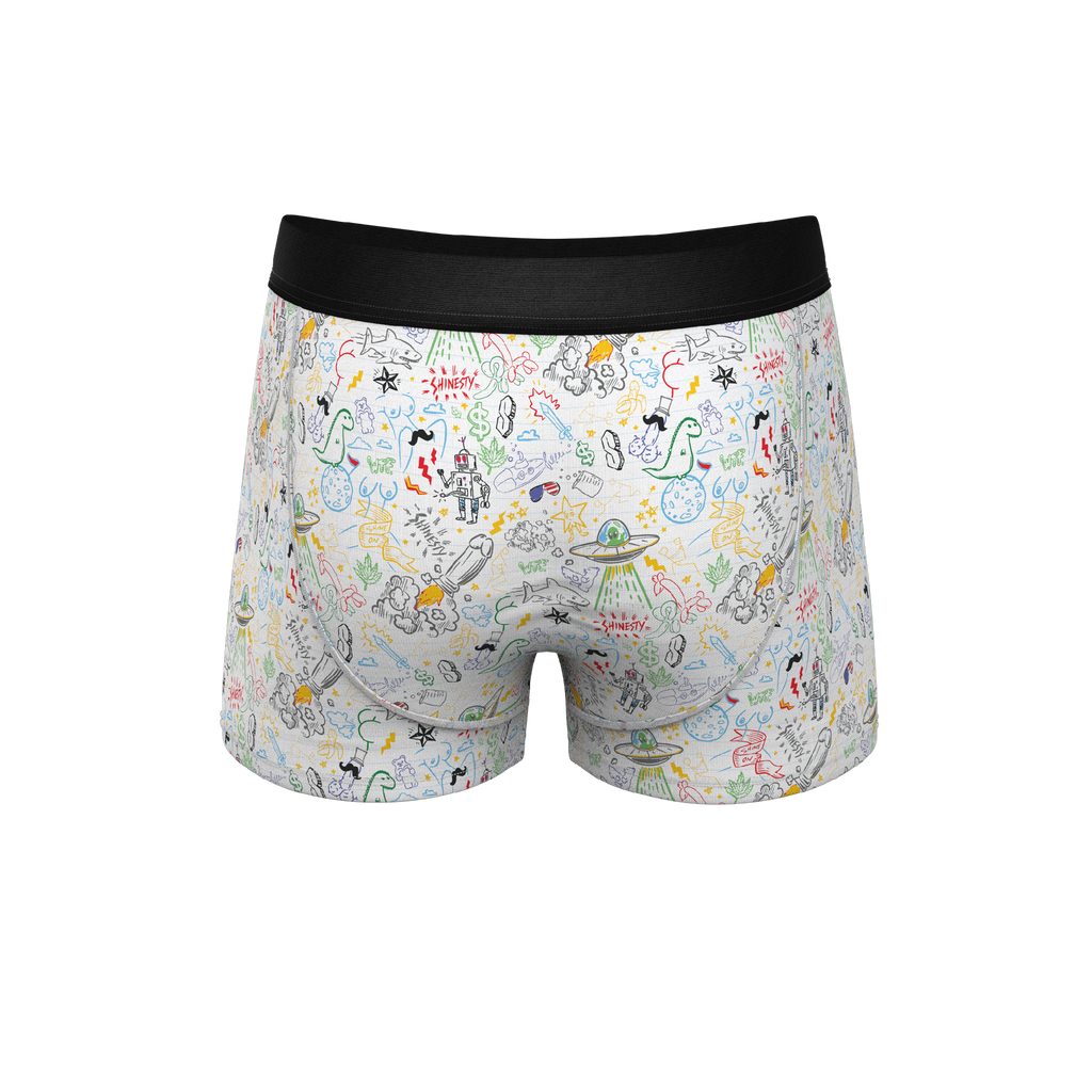 The Daily Detention | Doodle Ball Hammock® Pouch Trunk Underwear - Shinesty