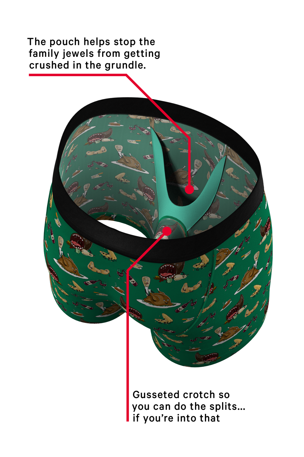 The Debauch Banquet | Dinner Party Ball Hammock® Pouch Underwear - Shinesty