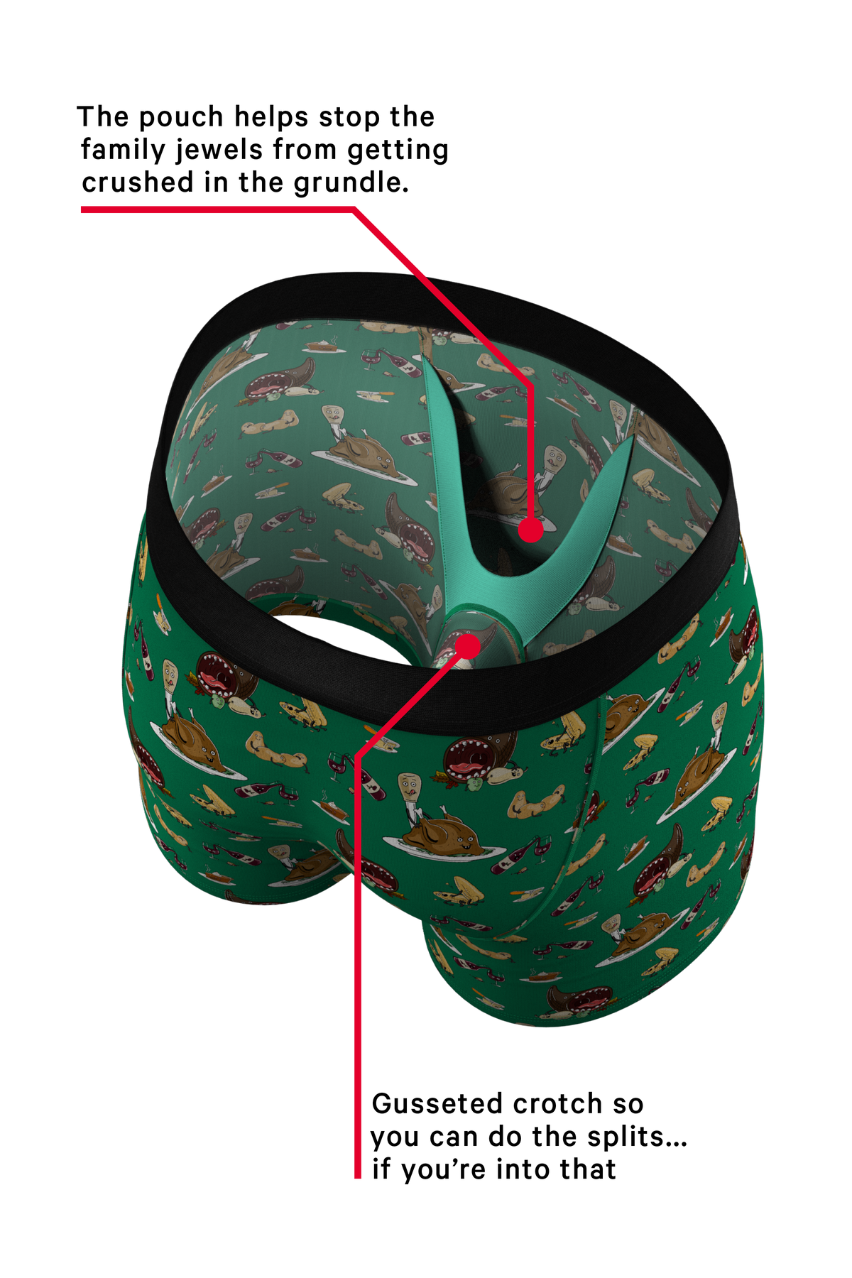 The Debauch Banquet | Dinner Party Ball Hammock® Pouch Underwear - Shinesty