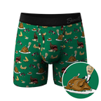 The Debauch Banquet | Dinner Party Ball Hammock® Pouch Underwear With Fly - Shinesty