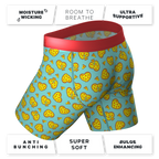The Deep Dish | Pizza Hearts Ball Hammock® Boxer - Long Leg - Shinesty
