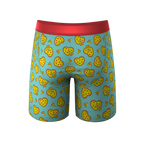 The Deep Dish | Pizza Hearts Ball Hammock® Boxer - Long Leg - Shinesty