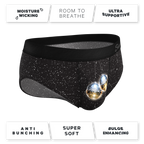 The Discotheque | Disco Ball Ball Hammock® Pouch Underwear Briefs - Shinesty