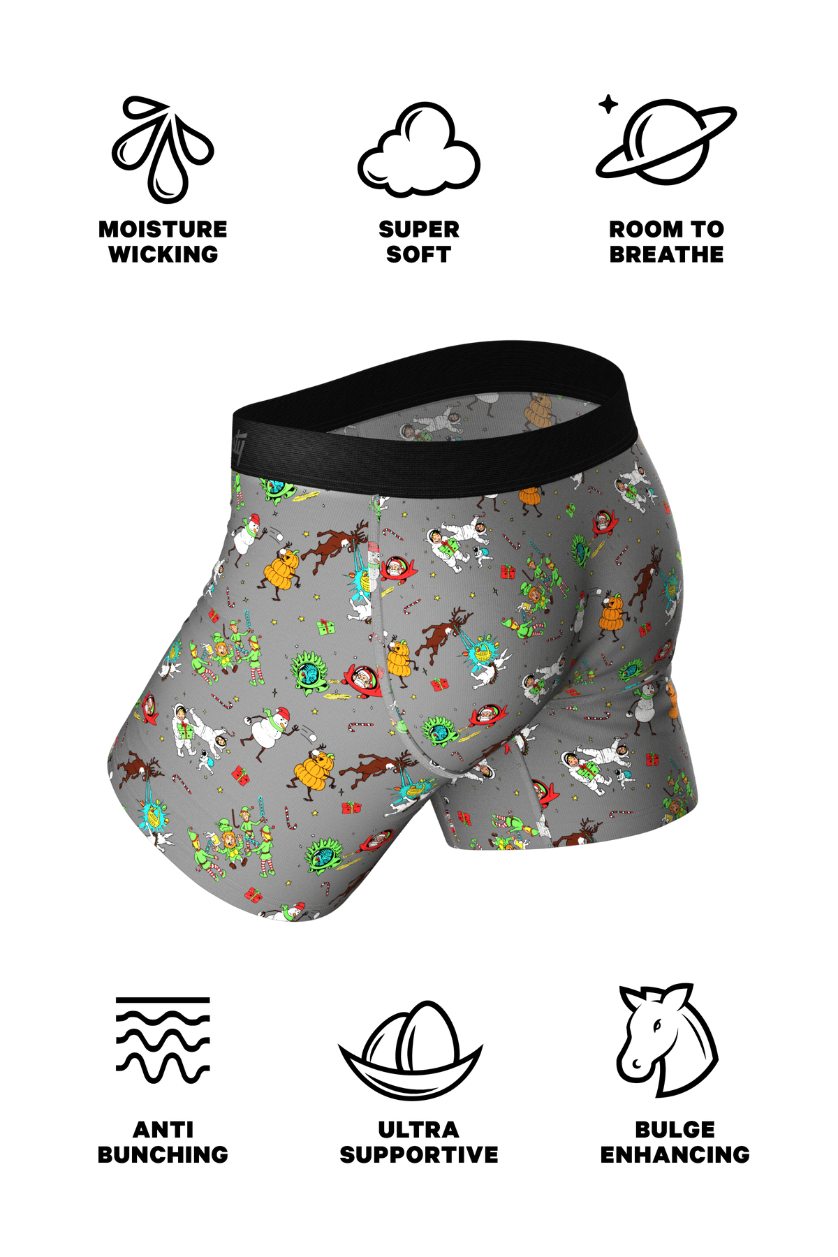 The Duel | Holiday Ball Hammock® Pouch Underwear - Shinesty