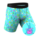 The Like Rabbits | Easter Animals Ball Hammock® Boxer - Long Leg - Shinesty