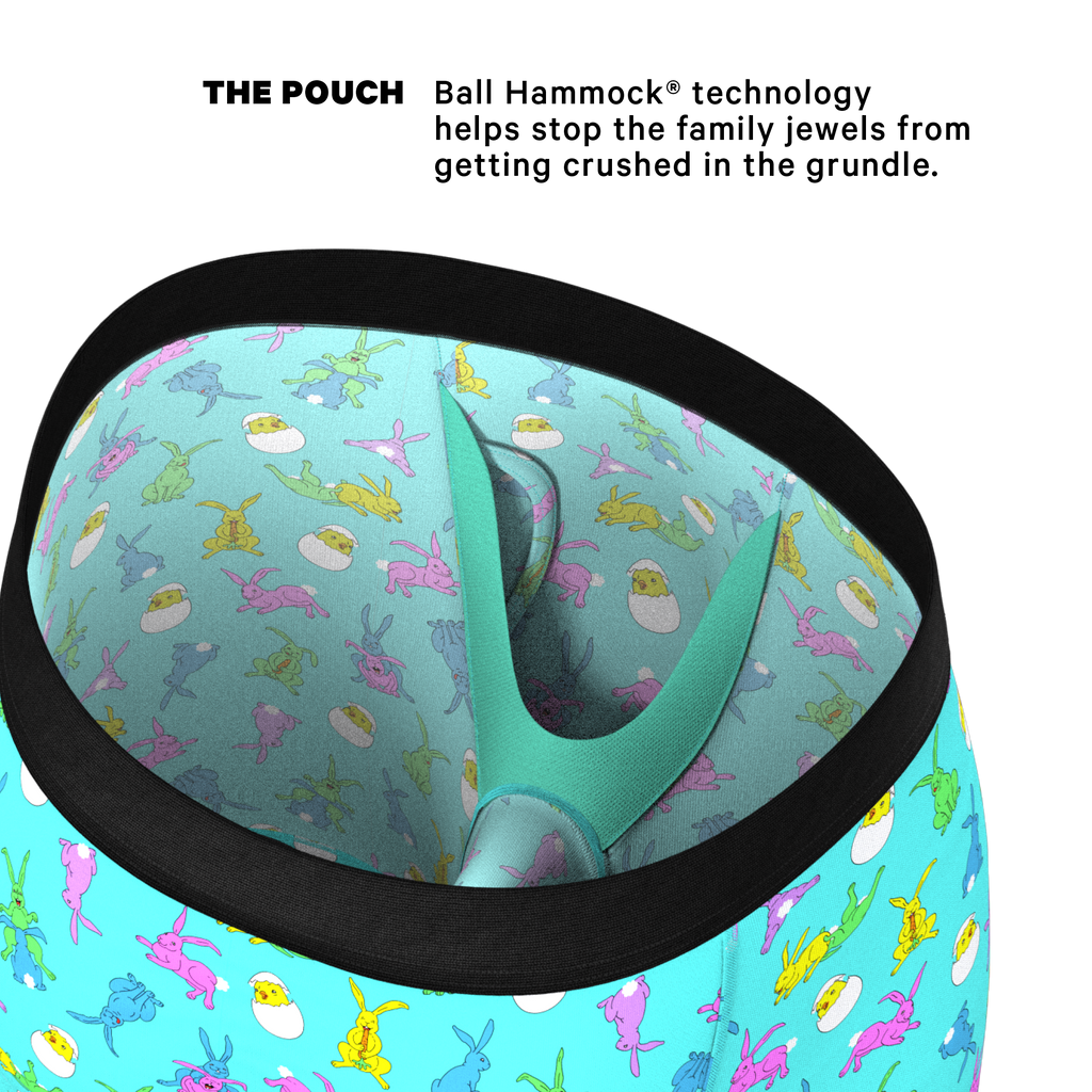 The Like Rabbits | Easter Animals Ball Hammock® Boxer - Long Leg - Shinesty