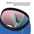 The Ellis Island | USA Flag Ball Hammock® Pouch Underwear With Fly - Shinesty