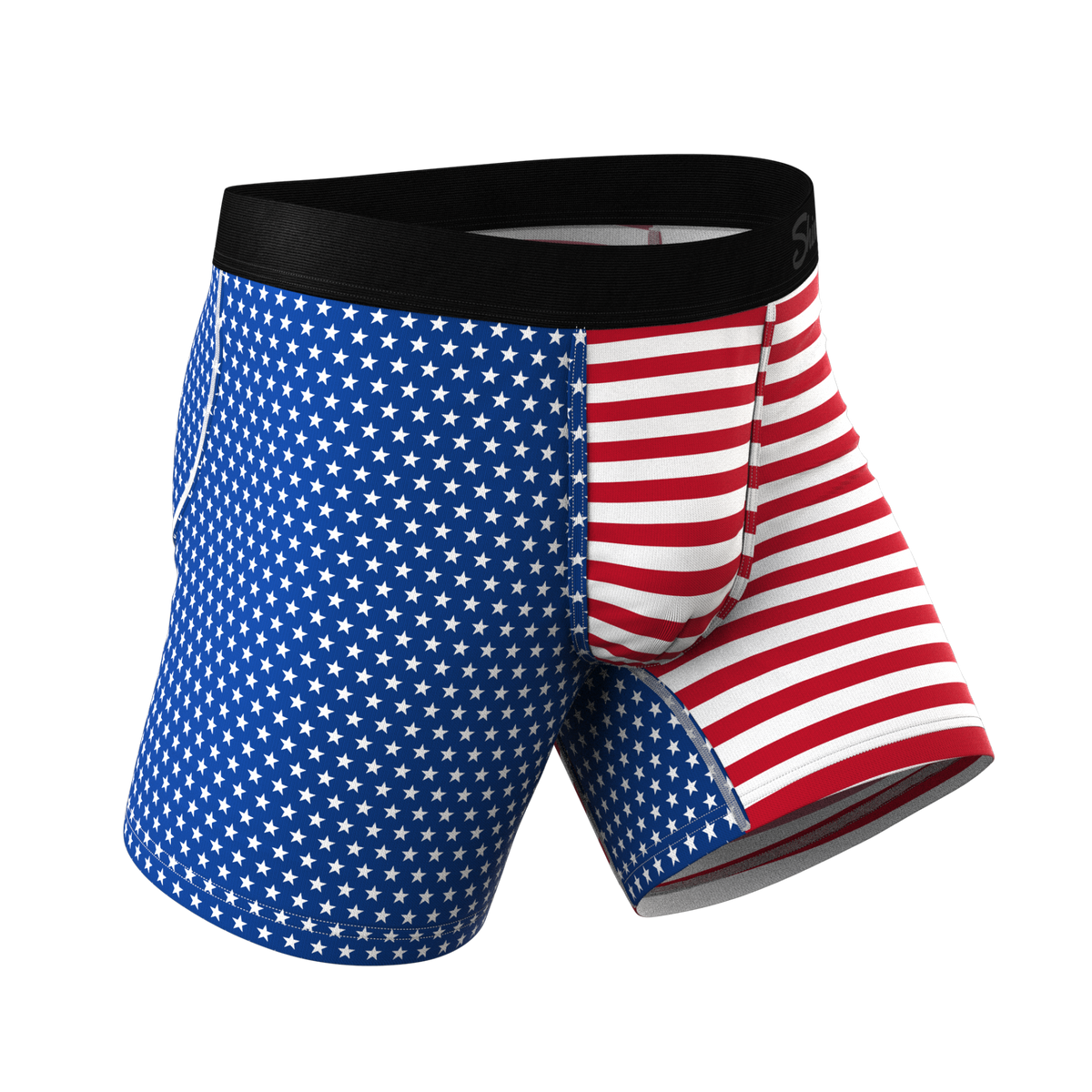 The Ellis Island | USA Flag Ball Hammock® Pouch Underwear - Shinesty