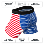 The Ellis Island | USA Flag Ball Hammock® Pouch Underwear - Shinesty