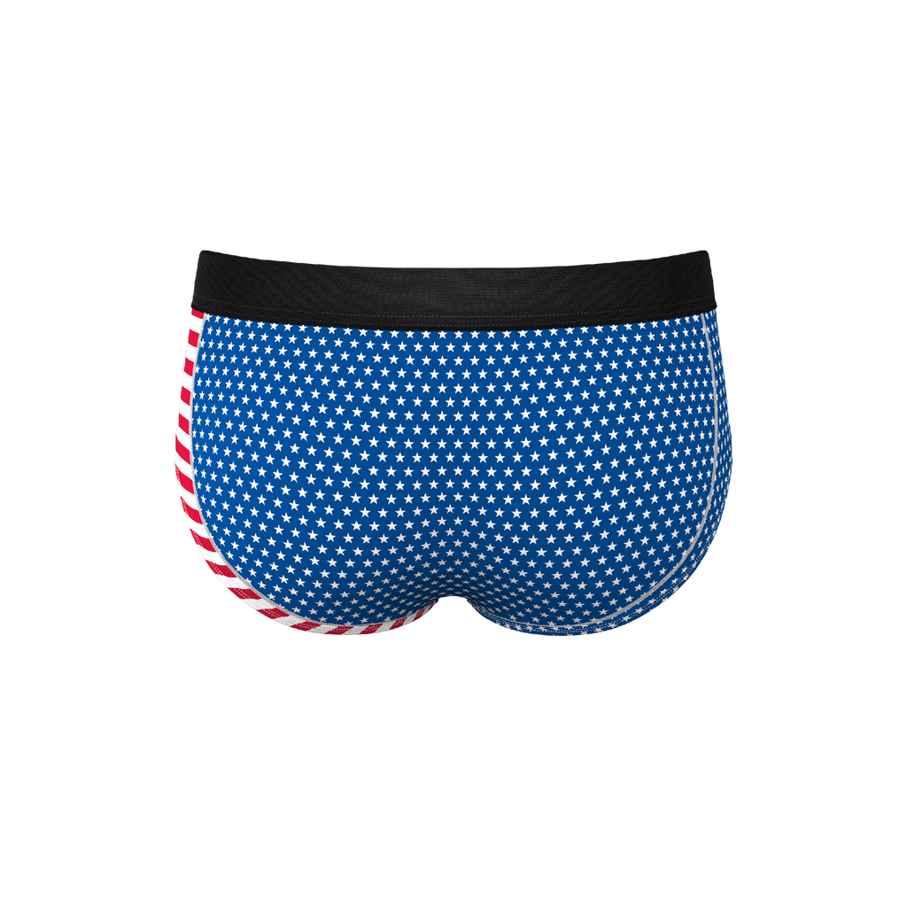 The Ellis Island | USA Flag Ball Hammock® Pouch Underwear Briefs - Shinesty