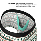 The Stuffed Stocking | Fair Isle Christmas Tree Ball Hammock® Pouch Trunks Underwear - Shinesty
