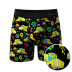 The Field Trip | School Bus Ball Hammock® Pouch Underwear With Fly - Shinesty