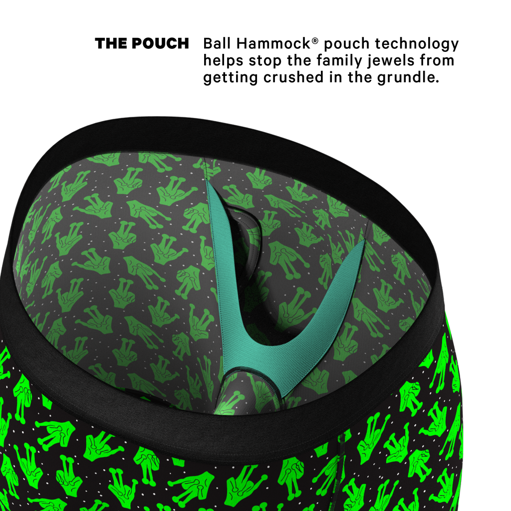 The Foreign Phalange | Alien Hands Ball Hammock® Boxer - Long Leg - Shinesty
