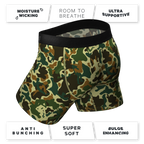 The Forni Camo | Camouflage Ball Hammock® Boxer Briefs With Fly - Shinesty