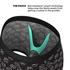 The Free For All | Glow In The Dark Dice Ball Hammock® Pouch Underwear - Shinesty