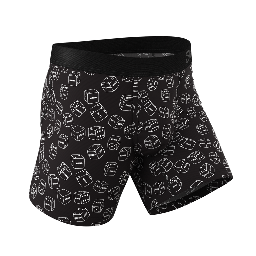The Free For All | Glow In The Dark Dice Ball Hammock® Pouch Underwear - Shinesty