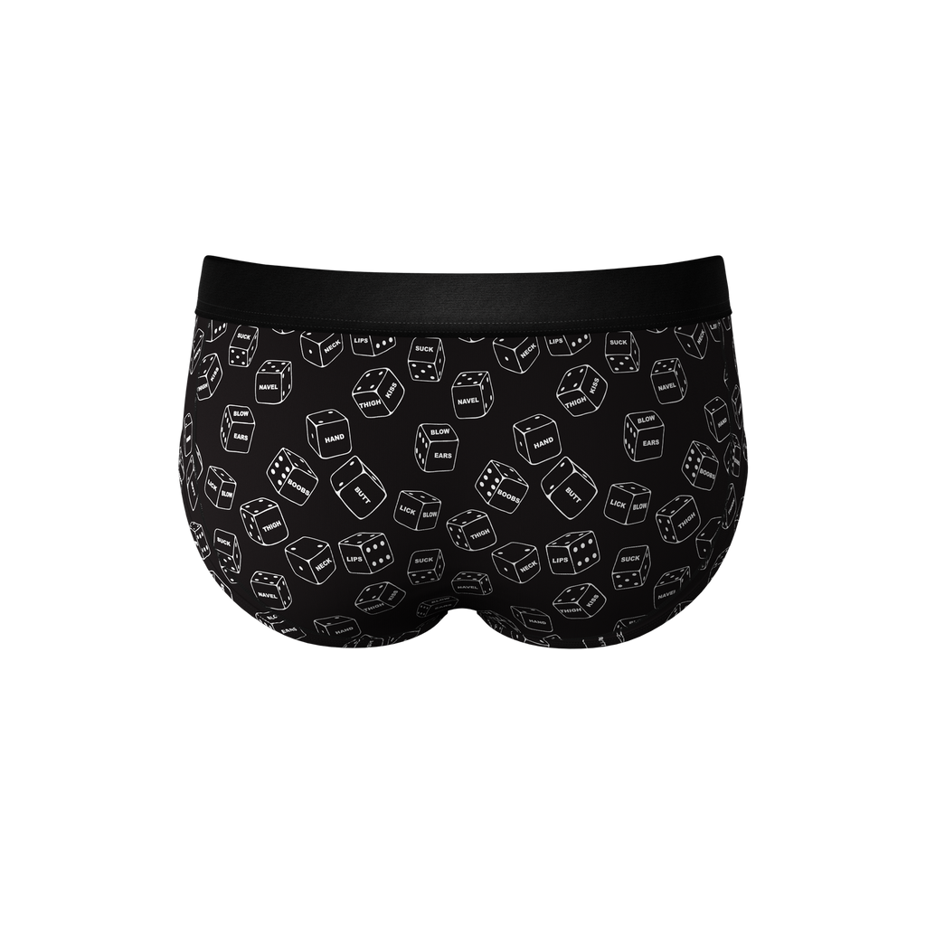 The Free For All | Glow in the Dark Dice Ball Hammock® Pouch Underwear Briefs - Shinesty