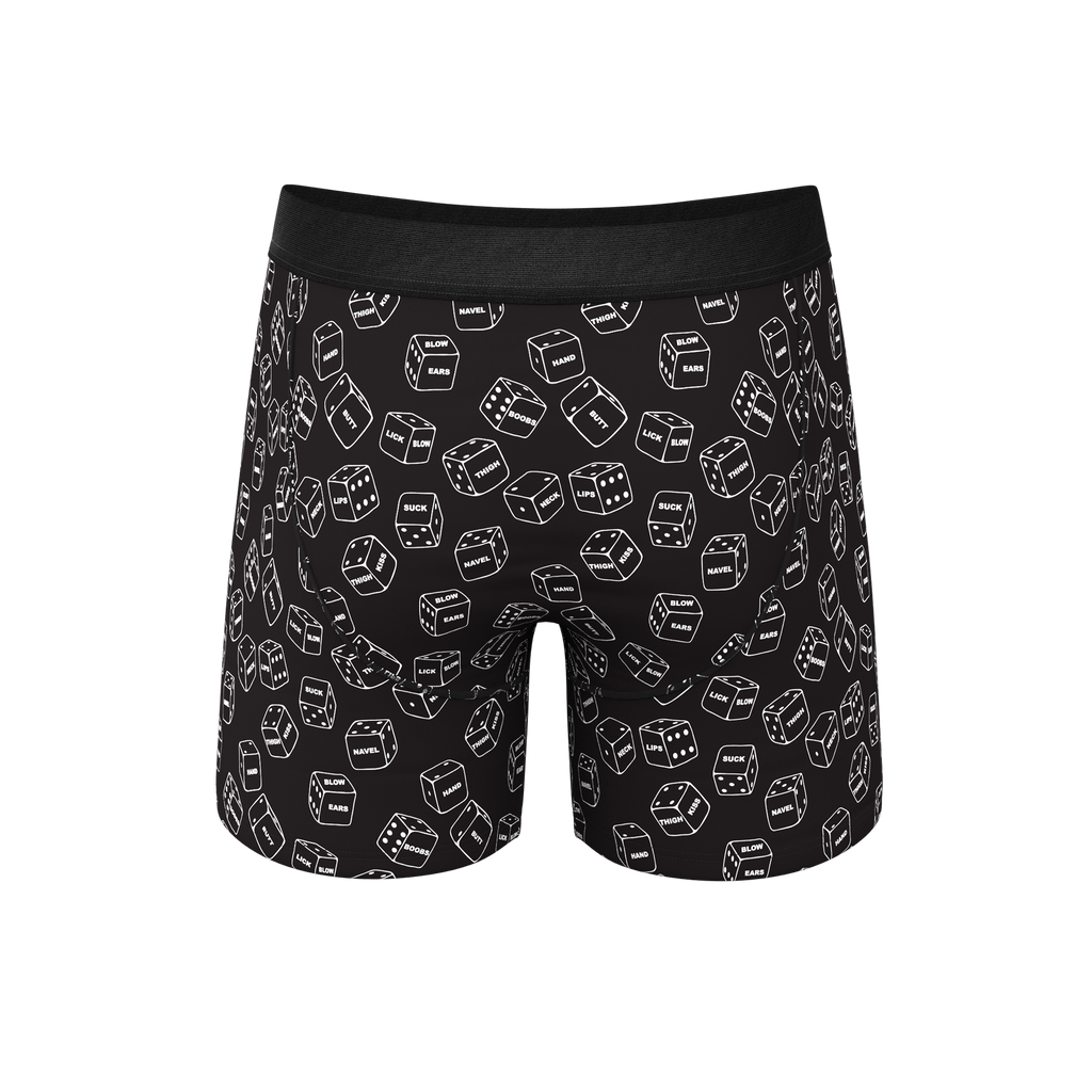 The Free For All | Glow In The Dark Dice Ball Hammock® Pouch Underwear - Shinesty