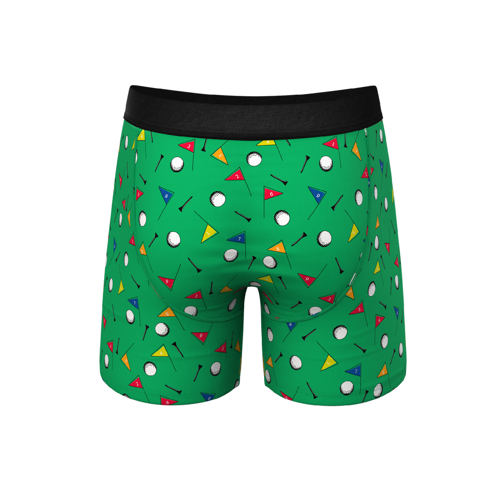 The Front Nine | Golf Ball Hammock® Pouch Underwear With Fly - Shinesty