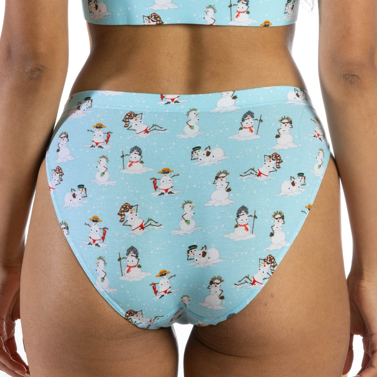 The Frosty Mistress | Snow Women Modal Bikini Underwear - Shinesty