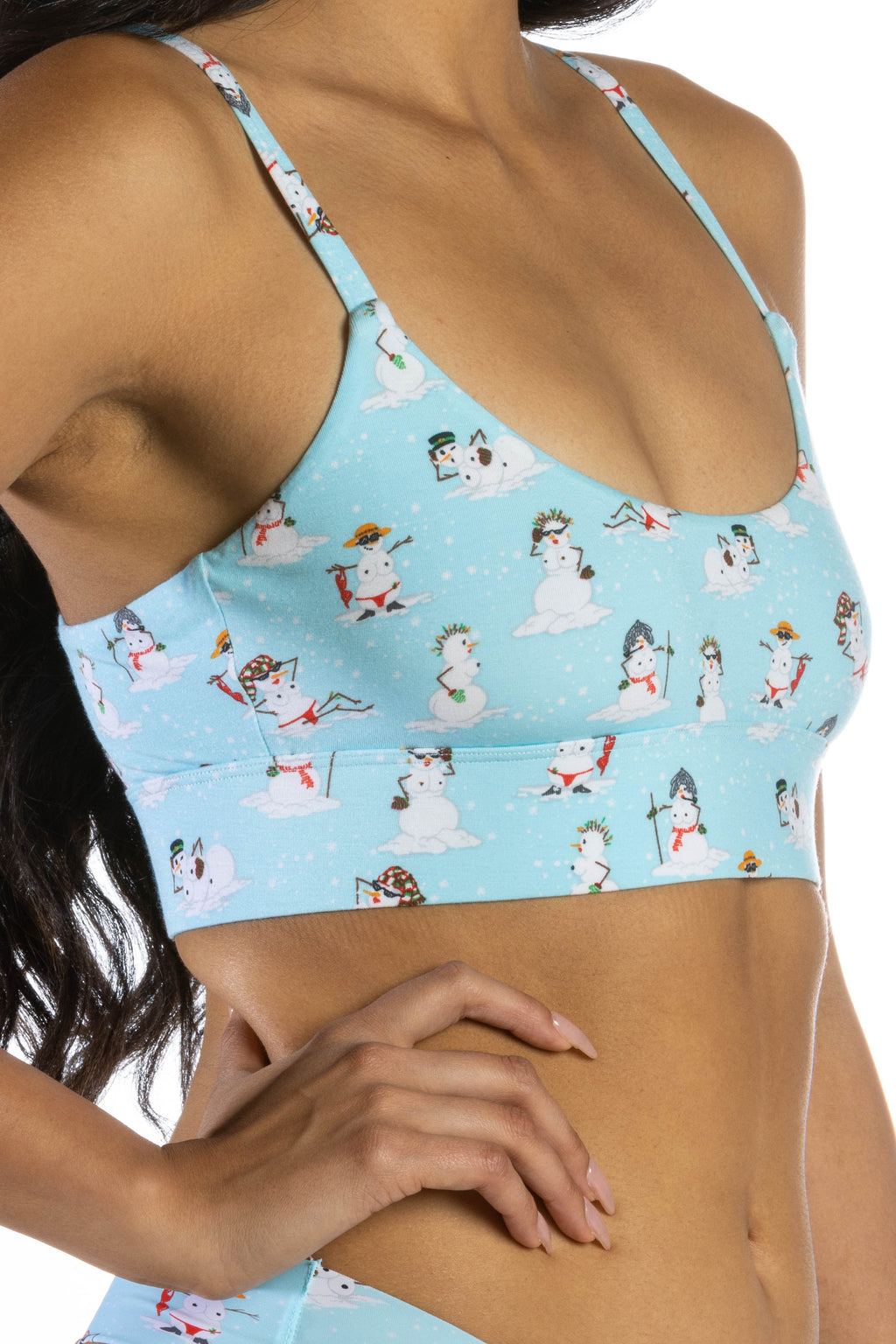 The Frosty Mistress | Snow Women Boob Hammock™ Scoop Bralette - Shinesty