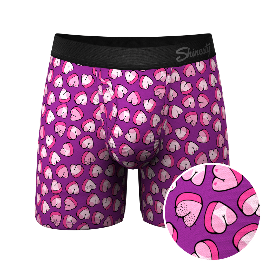 The Full Moon | Body Part Hearts Ball Hammock® Pouch Underwear With Fly - Shinesty