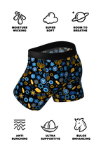 The Gelty Pleasure | Hanukkah Ball Hammock® Pouch Underwear With Fly - Shinesty