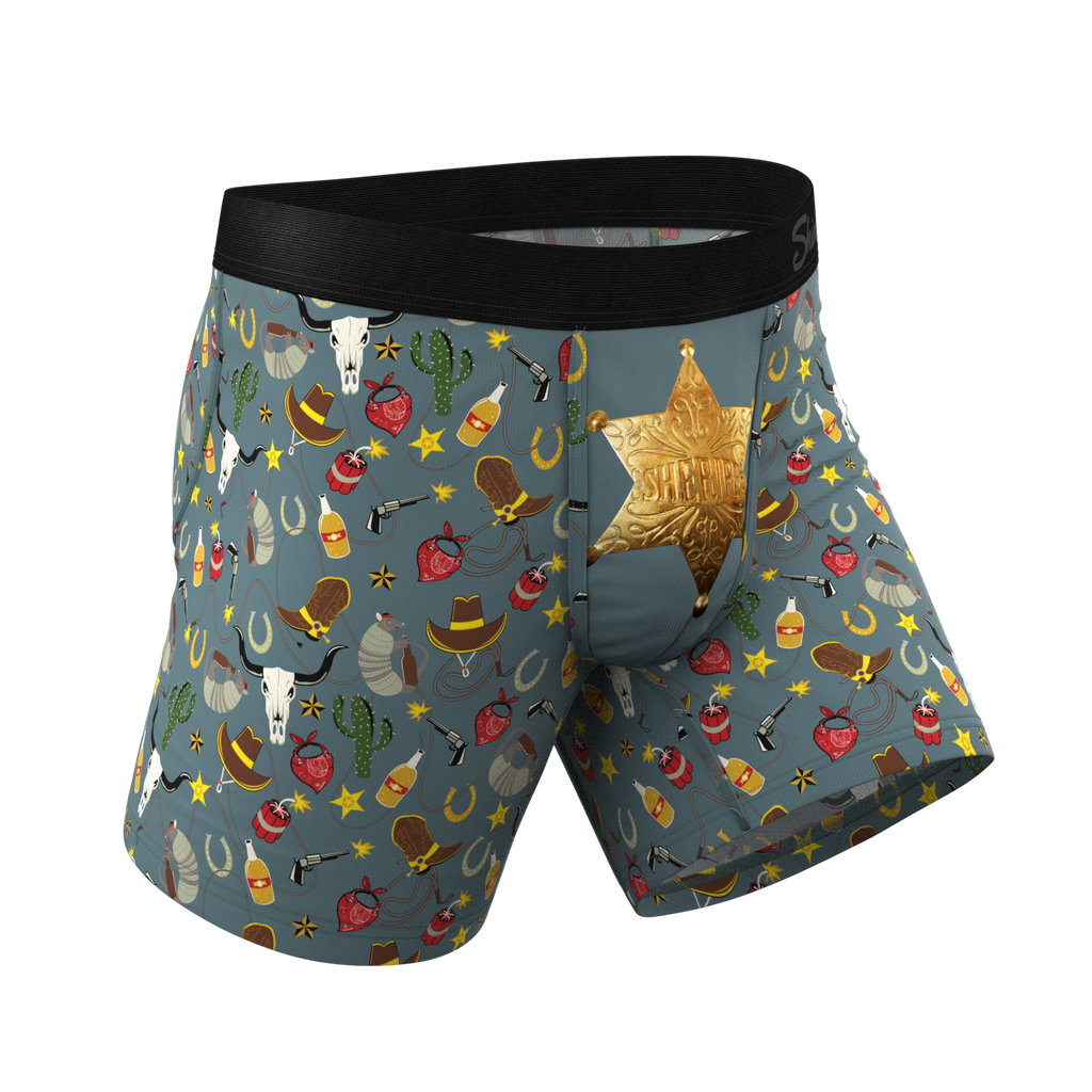 The Giddy Up | Sheriff Badge Ball Hammock® Pouch Underwear - Shinesty