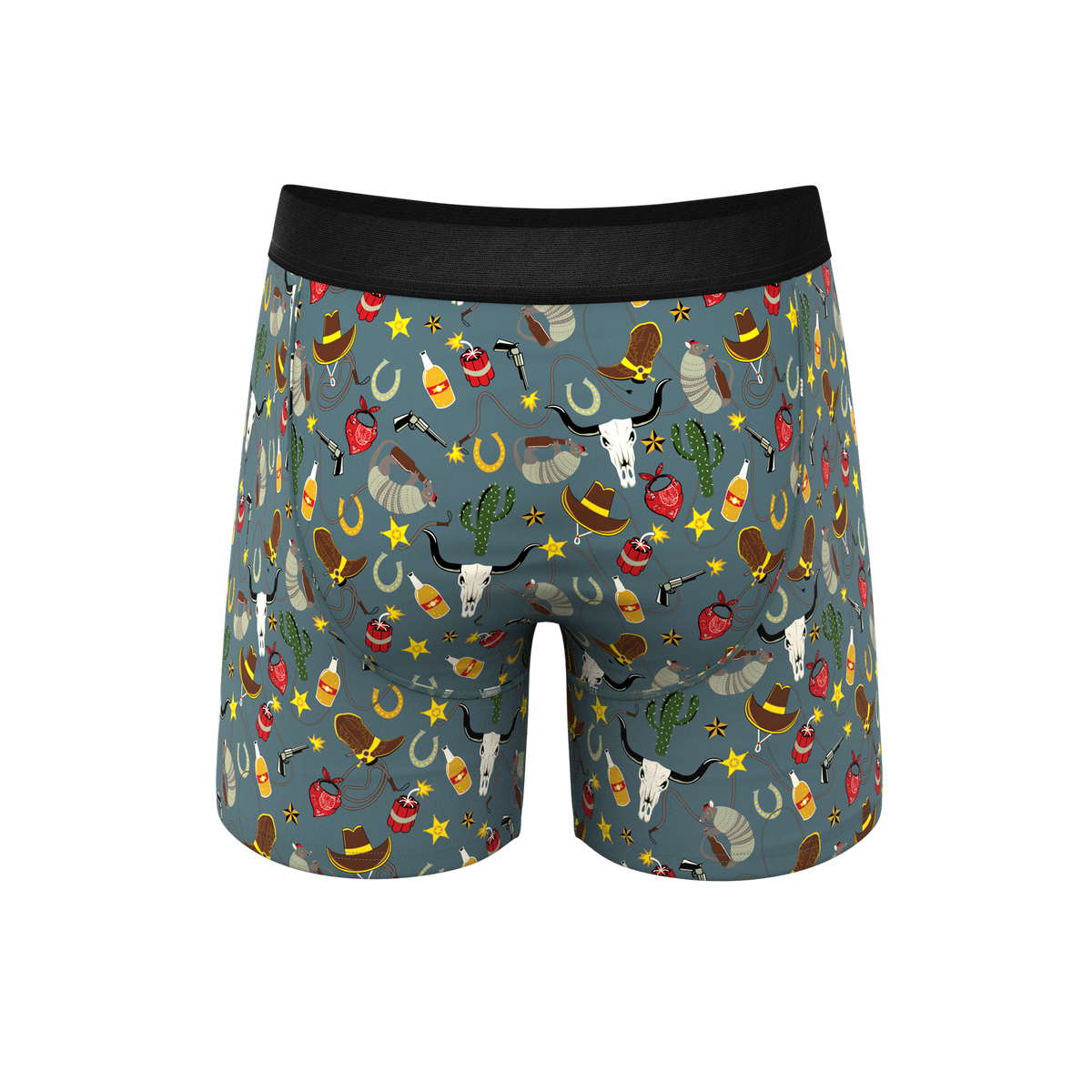 The Giddy Up | Sheriff Badge Ball Hammock® Pouch Underwear With Fly - Shinesty