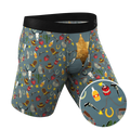 The Giddy Up | Sheriff Badge Ball Hammock® Boxer - Long Leg - Shinesty