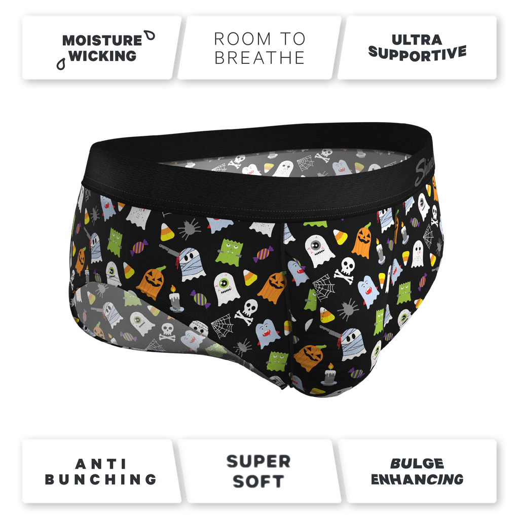 The Good Ghouls | Halloween Themed Ball Hammock® Pouch Underwear Briefs - Shinesty