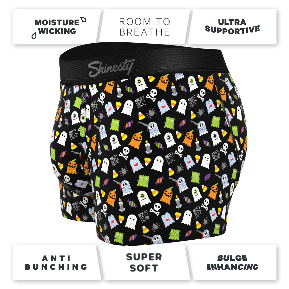 The Good Ghouls | Halloween Themed Ball Hammock® Pouch Trunks Underwear - Shinesty