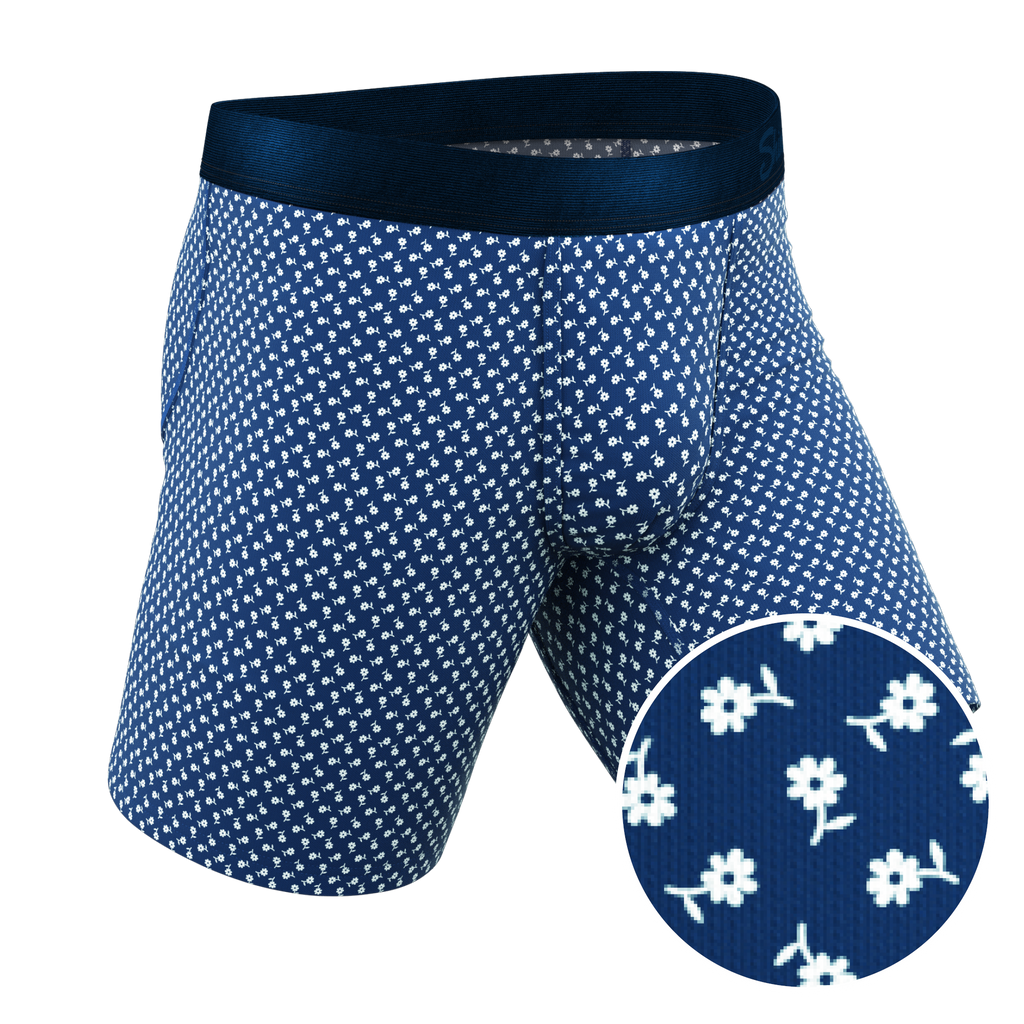 The Good Old Daisies | Flower Ball Hammock® Boxer - Long Leg - Shinesty