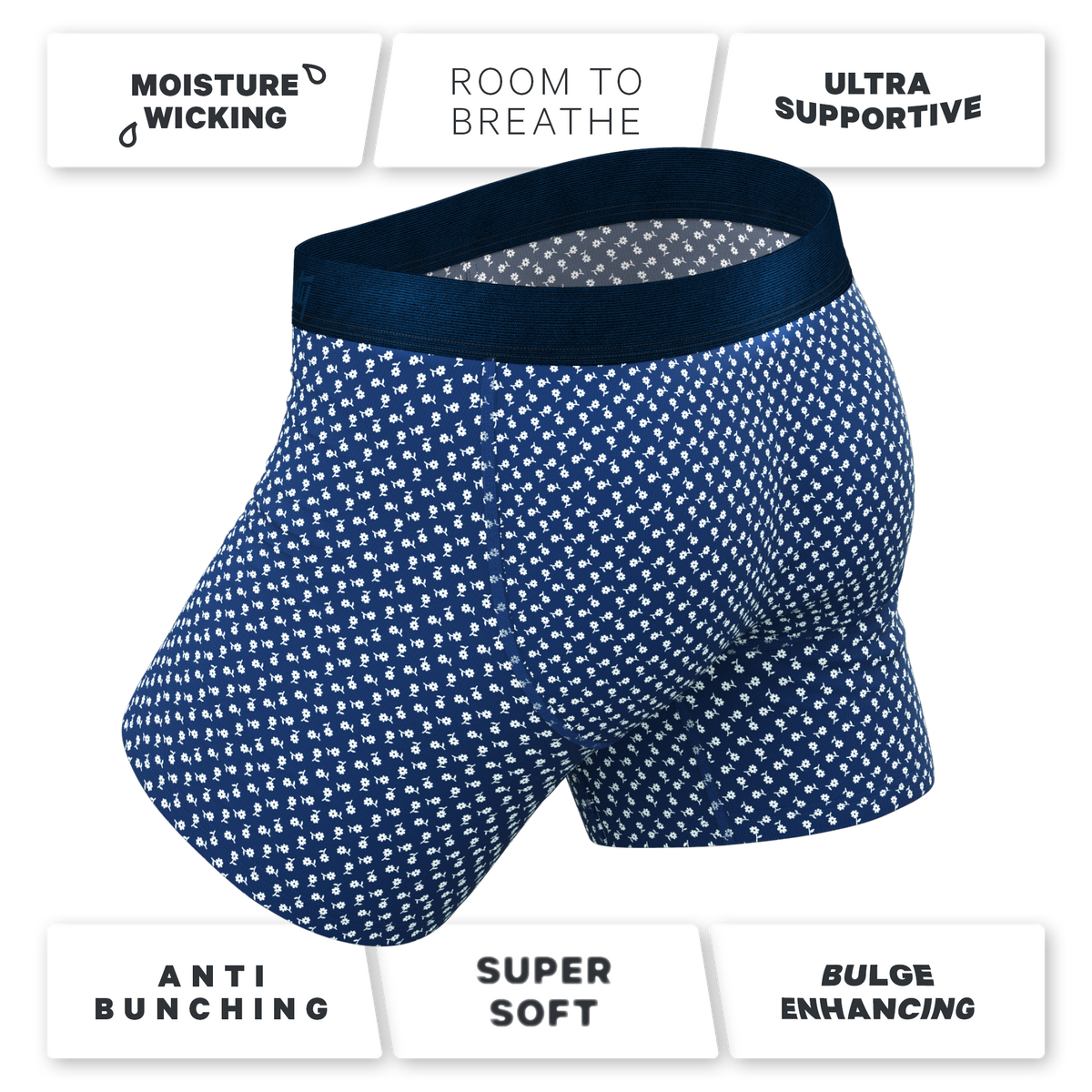 The Good Old Daisies | Flower Ball Hammock® Pouch Underwear - Shinesty