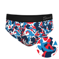 The Grand Finale | USA Camouflage Ball Hammock® Pouch Underwear Briefs - Shinesty