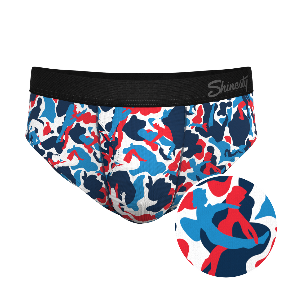 The Grand Finale | USA Camouflage Ball Hammock® Pouch Underwear Briefs - Shinesty