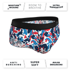 The Grand Finale | USA Camouflage Ball Hammock® Pouch Underwear Briefs - Shinesty