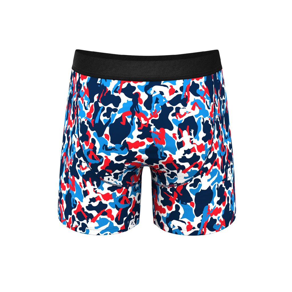 The Grand Finale | USA Camouflage Ball Hammock® Pouch Underwear With Fly - Shinesty
