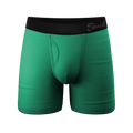 The Green Boys | Men's Green Ball Hammock® Pouch Underwear With Fly - Shinesty