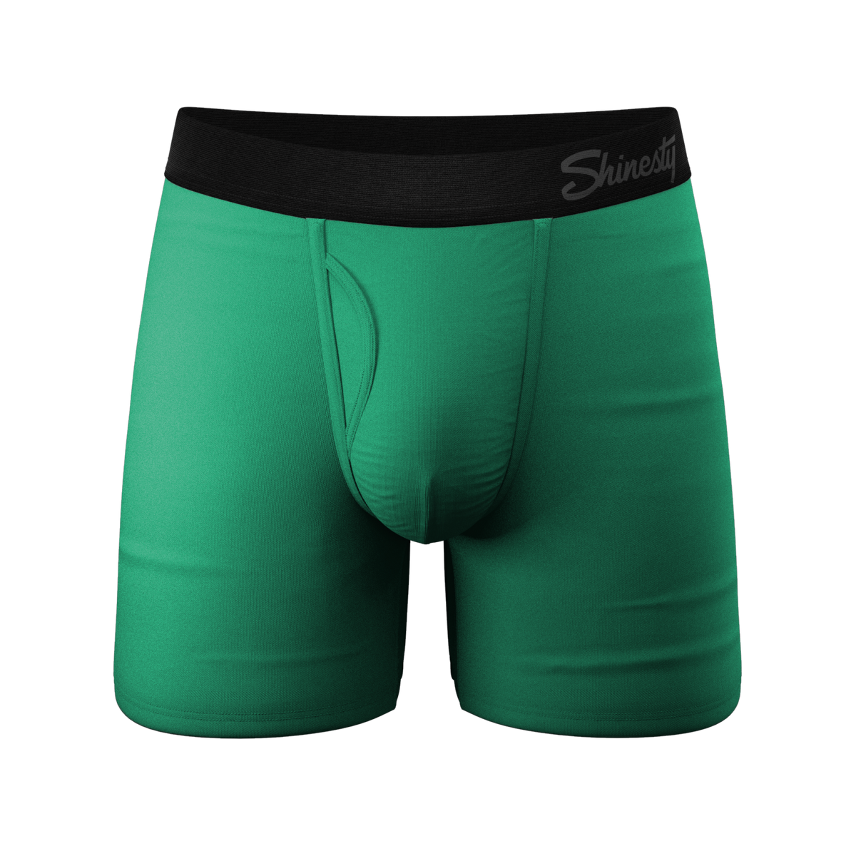 The Green Boys | Men's Green Ball Hammock® Pouch Underwear With Fly - Shinesty