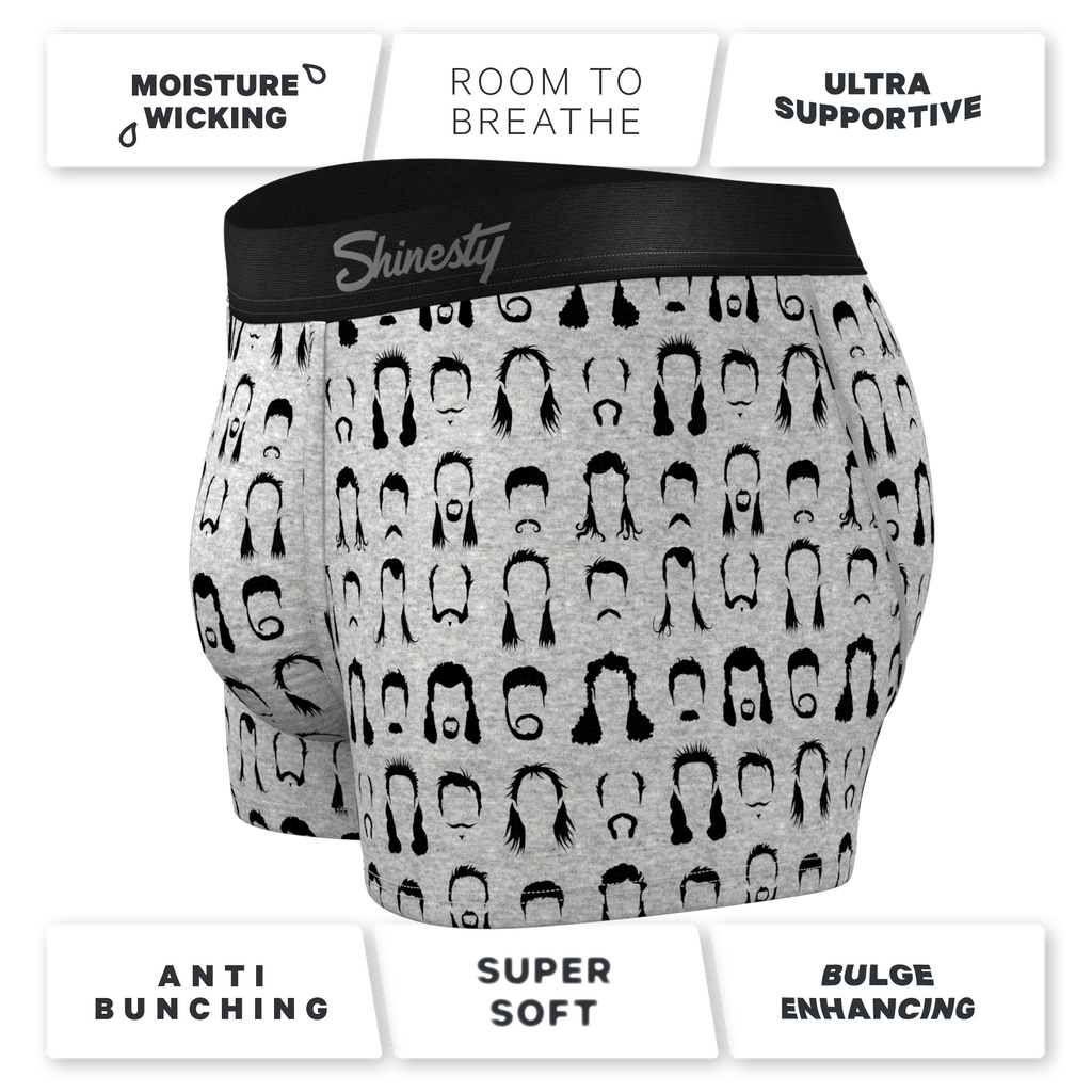 The Hair Down There | Mullet Ball Hammock® Pouch Trunks Underwear - Shinesty