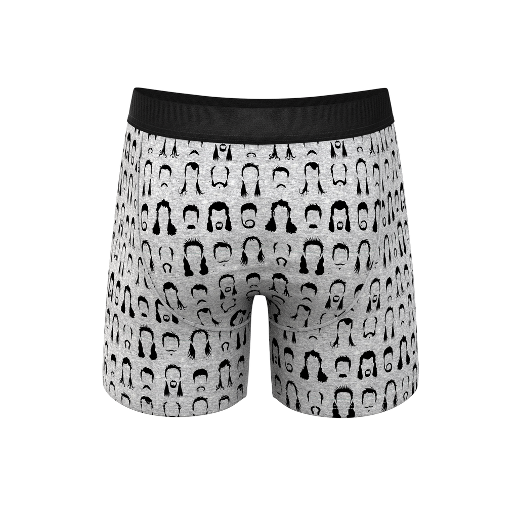 The Hair Down There | Mullet Ball Hammock® Pouch Underwear With Fly - Shinesty