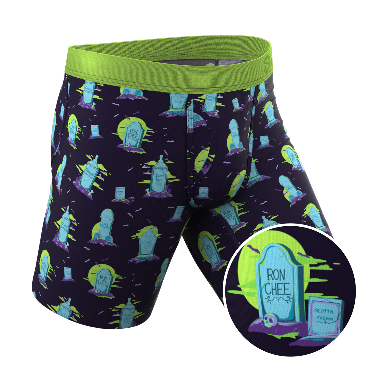The Headstone | Tombstone Ball Hammock® Boxer - Long Leg - Shinesty